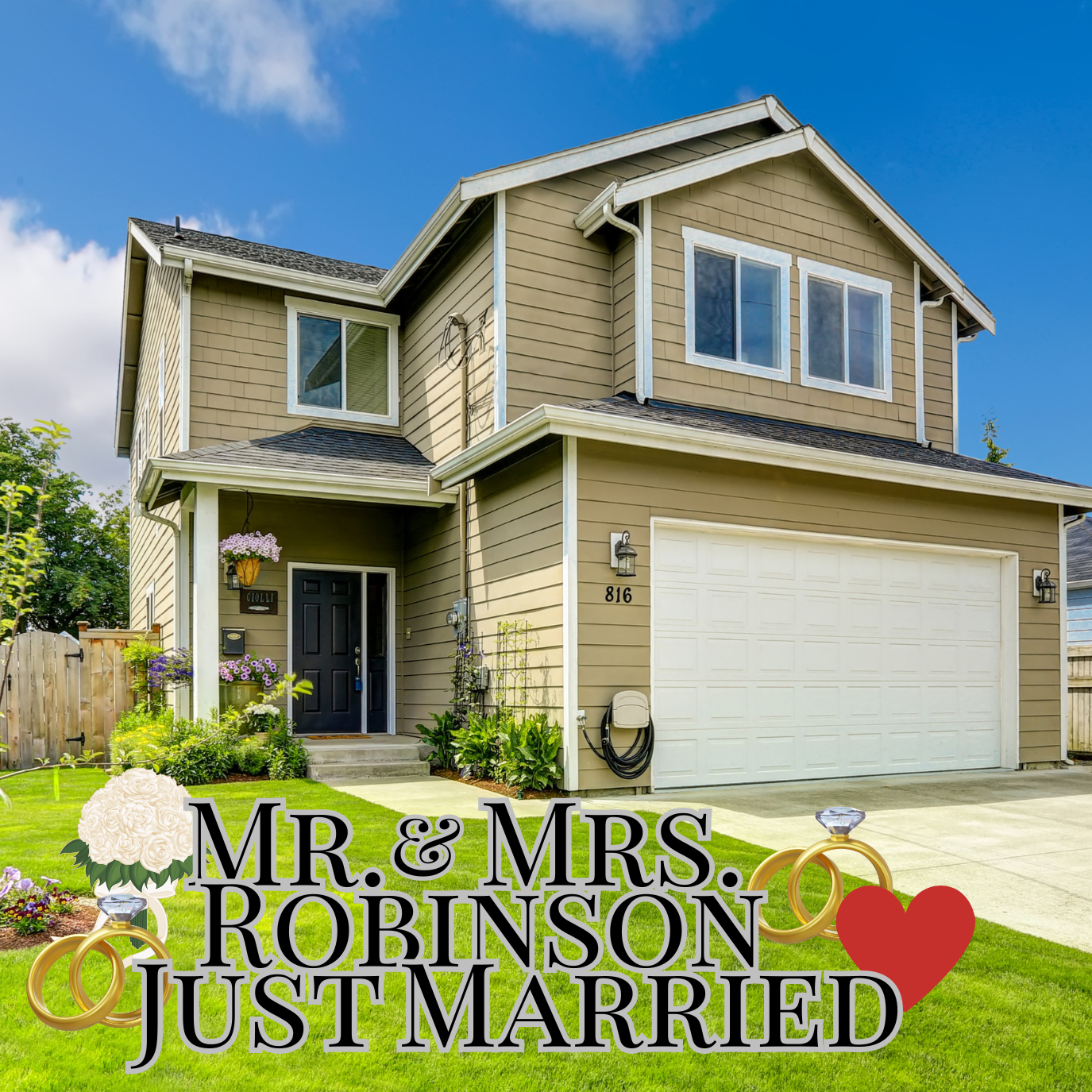 Wedding / Bridal Shower Yard Sign