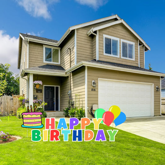 Basic Birthday Yard Sign